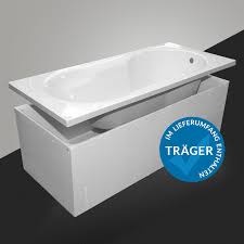 Inspirierend badewanne vigour derby 170x75 designideen. Badewanne Set 170 Cm Inkl Ablauf Und Styroportrager Badezimmerwelt24 Badshop Badausstattung Online Kaufen