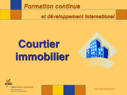 Bienvenue sur la plateforme d'enseignement de l'institut de formation de courtier en travaux. Ppt Courtier Immobilier Powerpoint Presentation Free Download Id 5206991