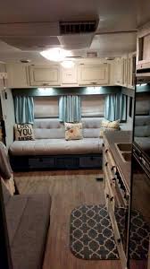 Top 20 Best Ideas To Custom Your Rv Interiors Decoredo Vintage Camper Interior Camper Decor Rv Living