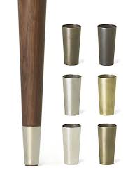 Set 4 vintage mid century modern tapered wood table legs 14.25. Metal Tips For Mid Century Modern Legs Mid Century Modern Furniture Mid Century Modern Dining Modern Table Base