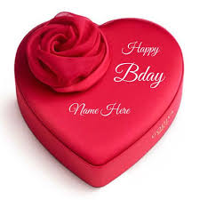 Happy Birthday Red Gift Pack Cake With Your Name Birthday Cake For Mom Birthday Cake With Flowers Birthday Cake Writing