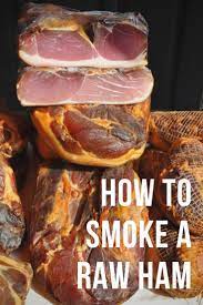 How To Smoke A Raw Ham 8 Easy Steps Theonlinegrill Com Recipe Smoked Ham Recipe Smoked Cooking Smoked Food Recipes