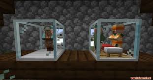 Place the mod you have just downloaded (.jar file) into the mods folder. Easy Villagers Mod 1 17 1 1 16 5 Store Your Villagers In A Glass Box 9minecraft Net
