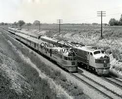 1954 Streamliner Zephyr Locomotives & Old Railroad Train Photo Brookfield  MO for sale online | eBay