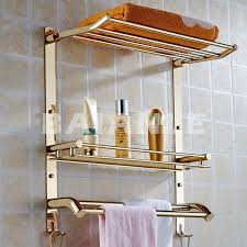 Wall Mount Stainless Steel 2 Layers Storage Basket Shower Room Bathroom Towel Rack Soap Dish Shampoo Rack Bathroom Shelves Towel Rack Bathroom Towel Rack Shower Shelves