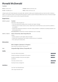 His/her role may also include working as a bartender, a host. Mcdonald S Resume Sample And Writing Guide 20 Examples