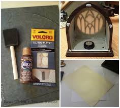 Vintage Tabletop Radio Light Box Vintage Tabletop Light Box Upcycle Decor