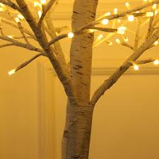 The romano 5' birch tree is a realistic replica that can be. Home Decor Bolylight Led Birch Tree 4ft 48l Led Christmas Decorations Lighted Tree Decor For Bedroom Party Wedding Office Home Outdoor And Indoor Use Warm White Home Kitchen