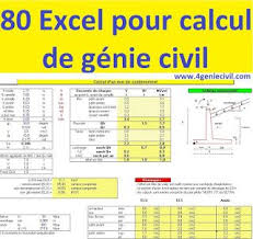 80 Fichiers Excel De Calcul Des Structures En Beton Arme Et En Charpente Metallique Civil Engineering Design Civil Engineering Construction Estimating Software