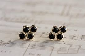 Unique Stud Earrings Black Stone Earrings Black Gemstone Etsy Black Stone Earrings Stud Earrings Unique Sterling Silver Earrings Studs