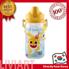 Pinkfong Baby Shark Toddler Sippy Cup Transition Bottle Dishwasher Safe Water Bottle With Flip Top Lid 350ml 2ynp Shopee Thailand