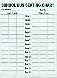 Bus Seating Chart Bus Seat Plan Coach Bus Seating Chart