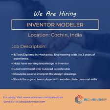 Wearehiring Inventormodeler Job Posting We Are Hiring Team Player