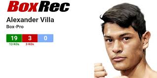 BoxRec: Alexander Villa