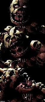 Springtrap is one of the main antagonists of fnaf: When Fnaf 3 Starts Up One Of Three Images Of Springtrap Revealing Purple Guy S Mummified Corpse Inside Him May Appear In The Purple Guy Fnaf Wallpapers Fnaf