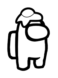 Among Us Sombrero De Huevo Para Colorear Imprimir E Dibujar Dibujos Colorear Com