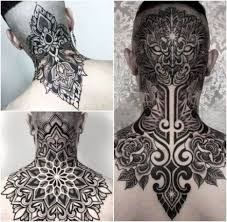 Flower tattoos look awesome on both men and women. 53 Ideas For Tattoo For Men On Back Neck Back Of Neck Tattoo Men Back Of Neck Tattoo Neck Tattoo For Guys