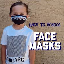 Back To School In Style Kids Face Masks In Stock Now In 2020 Face Cover Fashion Face Fashion Face Mask