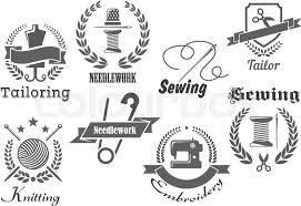 48 professionally made, high quality digital knitting clipart images. Sewing Studio Or Tailor Atelier Vector Stock Vector Colourbox