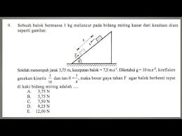 Pembahasan Un Fisika Sma 2017 No 9 Youtube