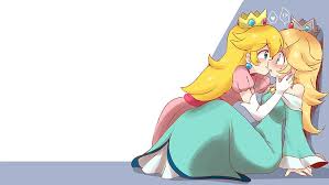 As such, she directly inherits peach's moveset, attributes and animations without major modifications. Hd Wallpaper Kissing Peach Princess Peach Princess Rosalina Yuri Wallpaper Flare