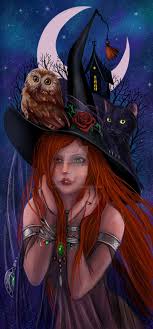 The Red Witch Witch Fantasy Art Art