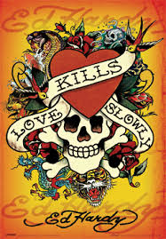 754 fortnite 3d models found. Ed Hardy Love Kills Slowly Montage 3d 3d Poster Kunstdruck Bei Europosters
