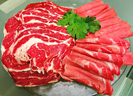 Slice the meat and vegetables into bite size pieces. Japanese Hot Pot Hot Pot Recipe Cooking Hot Pot