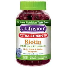 Biotin Pills For Hair Growth Walmart Vitafusion Extra Strength Biotin Gummies 5000 Mcg Blueberry 100 Ea Pack Of 2 Walmart Com Extra Strength Biotin Vitamins For Hair Growth Biotin