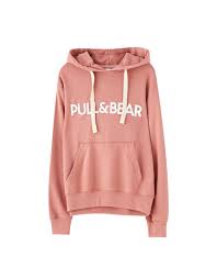 Slogan Hoodie Pull Bear