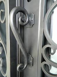 Available in a wide choice of finish colors and materials including stainless steel, acrylic, wood, solid brass, cast iron, and solid bronze. Door Handle Artsteel Wrought Iron