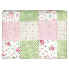 1 greengate decke check pastell 125x150 cm. Greengate Quilt Tagesdecke Meryl Mega White Online Kaufen Emil Paula
