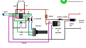 People / object counter circuit have a wide variety of applications in banks, hospitals, factories etc. Boost Converter Circuit Using Ic 555 Diy Electronics Projects