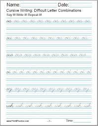 Start with the cursive alphabet. 50 Cursive Writing Worksheets Alphabet Letters Sentences Advanced