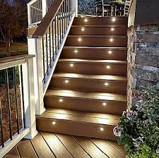 Trex Recessed Deck Lights Step Lighting Outdoor Outdoor Stair Lighting Trex Patio