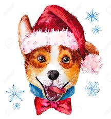 Wayfair.com has been visited by 1m+ users in the past month Watercolor Artistic Christmas Dog In Hat Portrait Isolated On White Background Cute Pet Animal Head Hand Drawn Snow Corgi Puppy New Year Symbol Christmas Card Xmas Emblem Stock Photo Picture And Royalty