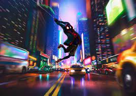 Spider Man Into The Spider Verse Artwork Poster Etsy In 2021 Verse Artwork Verses Wallpaper Marvel Wallpaper