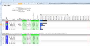 my simple excel gantt chart template