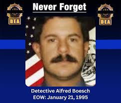 Today, we pause to honor and remember Detective Alfred Boesch. Detective  Boesch suffered a fatal heart attack