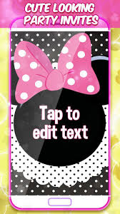 Available 24 hours a day 7 days a week. Minni Mouse Invitation Card For Android Apk Download