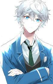This white haired anime boy is one of the main characters in the snow white with the red hair anime and manga series. Anime Guy White Hair Blue Eyes Anime Boy Hair White Hair Anime Guy Cute Anime Boy