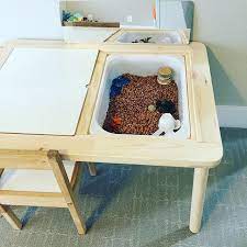 Flisat Ikea Sensory Bin Table Ikea Montessori Playroom Kids Playroom