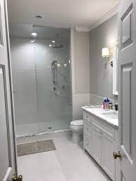 Discover costs to convert a half bath to a full on a budget. Greenland Hills Luxurious Bathroom Renovation Blackline Renovations