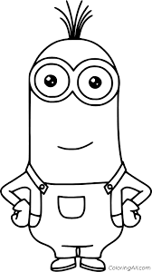 In 2015 a comedy film with the same name with our coloring pages minions has been shot, its creators were inspired by success and popularity of the cartoon despicable me. Minions Coloring Pages Coloringall