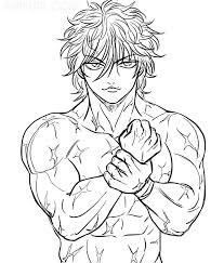 Baki Hanma Coloring Pages Printable for Free Download