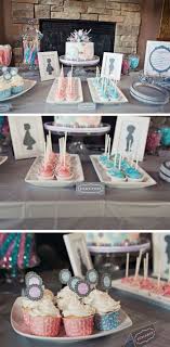 Pink Or Blue Gender Reveal Party Pretty My Party Party Ideas Gender Reveal Dessert Gender Reveal Party Gender Reveal Party Food