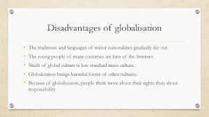 Globalisation In Culture And Education Online Presentation