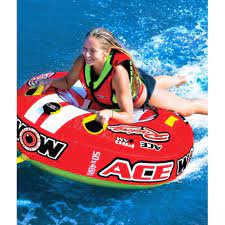 Wow coupe 1 person towable tube. Wow Coupe Cockpit One Seat Towable Inflatable With Backrest