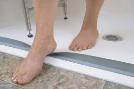 Waterstopper Stops Wet Floors Bestbath Shower Threshold Accessible Shower Ada Bathroom