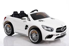 12v Kids Ride On Car Mercedes Sl65 Amg White Toyzag Kids Ride On Mercedes Amg